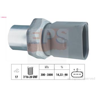 Pressostat, climatisation EPS 1.980.023 pour VOLKSWAGEN SCIROCCO 2.0 TDI - 184cv