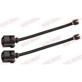 Contact d'avertissement, usure des plaquettes de frein QUICK BRAKE WS 0477 A pour PORSCHE CAYENNE 3.0 - 340cv