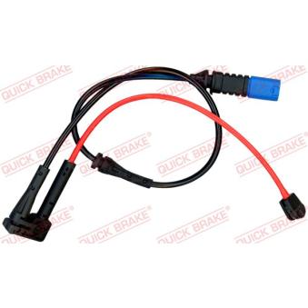 Contact d'avertissement, usure des plaquettes de frein QUICK BRAKE [WS 0499 A]