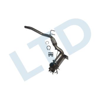 Filtre à particules / à suie, échappement LTD LTD-1K0254705HX pour AUDI TT 2.0 TDI - 110cv