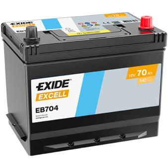 Batterie de démarrage EXIDE EB704 pour FORD RANGER 1.5 dCi - 110cv