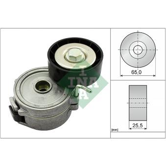 Tendeur, courroie trapézoïdale à nervures INA [534 0068 10]