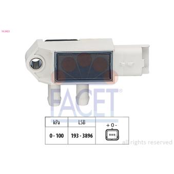Capteur de pression barométrique, adaptation à l'altitude FACET 10.3423 pour TOYOTA CELICA 1.5 DCI - 110cv