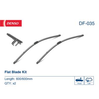 Kit balais d'essuie-glace DENSO DF-035 pour PEUGEOT 205 2.0 TDI 4motion - 136cv