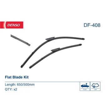 Kit balais d'essuie-glace DENSO DF-408 pour CITROEN GS E-JUMPY - 136cv