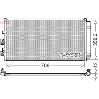 Condenseur, climatisation DENSO DCN10062 pour FORD FOCUS 2.0 ST EcoBlue - 190cv