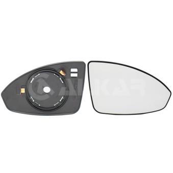 Verre de rétroviseur, rétroviseur extérieur ALKAR 6402454