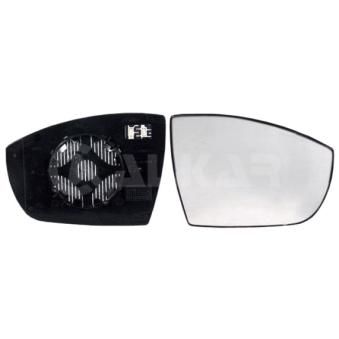 Verre de rétroviseur, rétroviseur extérieur ALKAR 6412134