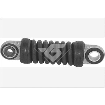 Amortisseur de vibrations, courroie trapézoïdale à nervures HUTCHINSON TS1407