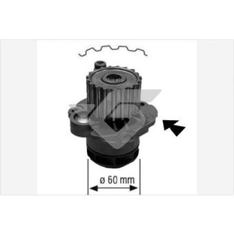 Pompe à eau HUTCHINSON OEM 045121011C Pompe à eau HUTCHINSON OEM 045121011C