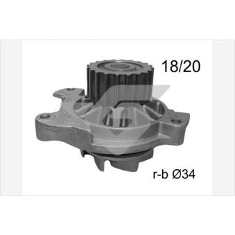Pompe à eau HUTCHINSON OEM 074121004AX