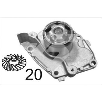 Pompe à eau HUTCHINSON OEM 1741080KA0 Pompe à eau HUTCHINSON OEM 1741080KA0