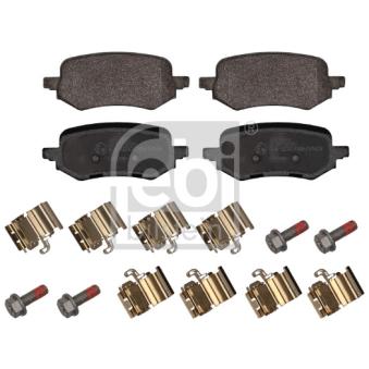 Jeu de 4 plaquettes de frein avant FEBI BILSTEIN [1002009]