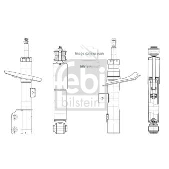 Amortisseur avant droit FEBI BILSTEIN OEM 5202WH Amortisseur avant droit FEBI BILSTEIN OEM 5202WH