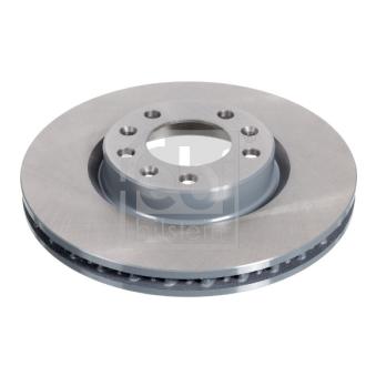 Jeu de 2 disques de frein avant FEBI BILSTEIN 105715 pour PORSCHE 911 1,2 - 110cv