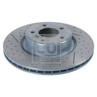 Jeu de 2 disques de frein arrière FEBI BILSTEIN [105722]