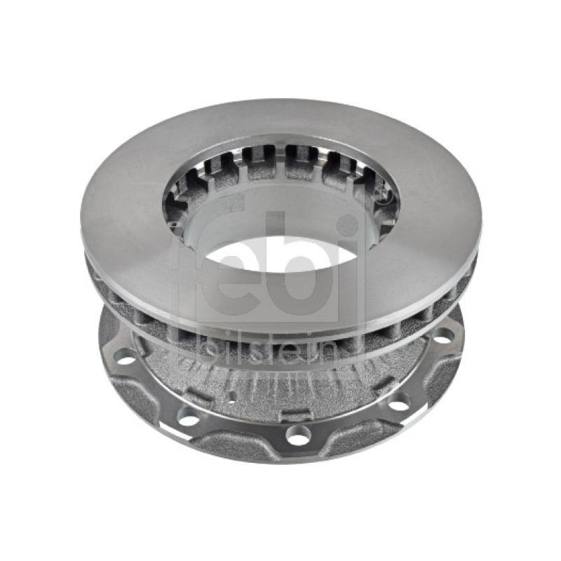 Jeu de 2 disques de frein arrière FEBI BILSTEIN 106340 - Visuel 1