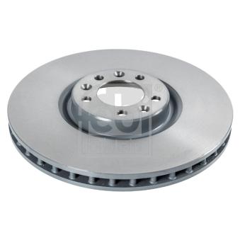 Jeu de 2 disques de frein avant FEBI BILSTEIN 106608 pour CITROEN C6 3.0 HDi - 211cv