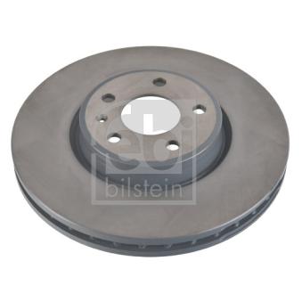 Jeu de 2 disques de frein avant FEBI BILSTEIN 107505 pour AUDI A4 40 TDI quattro - 190cv