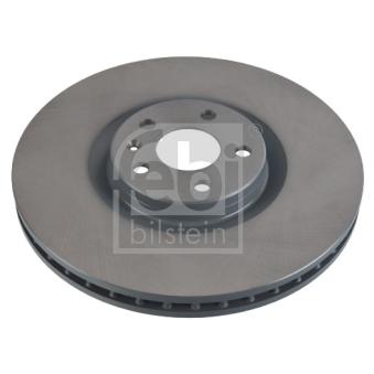 Jeu de 2 disques de frein avant FEBI BILSTEIN 107725 pour CHEVROLET AVALANCHE D4 - 190cv