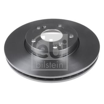 Jeu de 2 disques de frein avant FEBI BILSTEIN 108644 pour DAEWOO MAGNUS 1.8 - 140cv