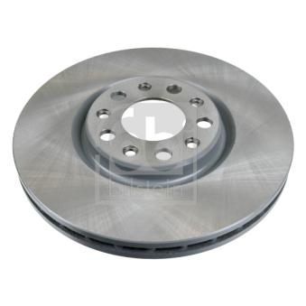 Jeu de 2 disques de frein avant FEBI BILSTEIN 108664 pour CITROEN C5 1.6 - 110cv