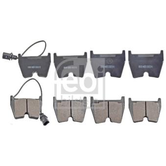 Jeu de 4 plaquettes de frein avant FEBI BILSTEIN 116044 pour HONDA ACCORD RS4 quattro - 420cv