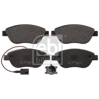 Jeu de 4 plaquettes de frein avant FEBI BILSTEIN 116054 pour MITSUBISHI L 1.9 D Multijet - 120cv