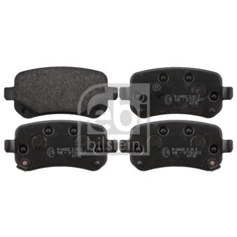 Jeu de 4 plaquettes de frein arrière FEBI BILSTEIN 116060 pour FIAT FREEMONT 2.0 JTD - 163cv
