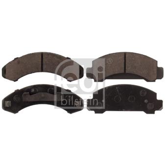 Jeu de 4 plaquettes de frein avant FEBI BILSTEIN OEM 3943468
