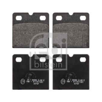 Jeu de 4 plaquettes de frein arrière FEBI BILSTEIN [116087]