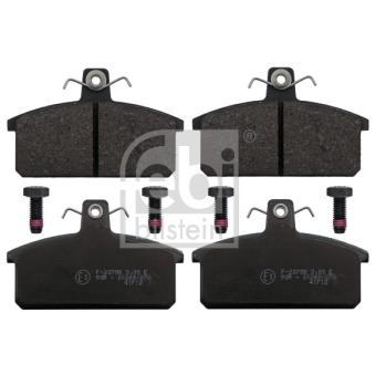 Jeu de 4 plaquettes de frein avant FEBI BILSTEIN 116100