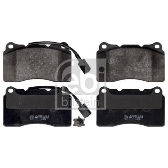 Jeu de 4 plaquettes de frein avant FEBI BILSTEIN OEM 77365266