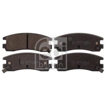 Jeu de 4 plaquettes de frein arrière FEBI BILSTEIN 116154 pour CHEVROLET TRANS 3.4 V6 - 188cv