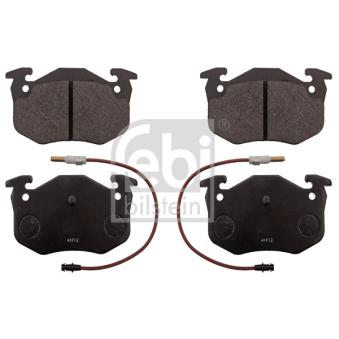 Jeu de 4 plaquettes de frein arrière FEBI BILSTEIN OEM 7701203635