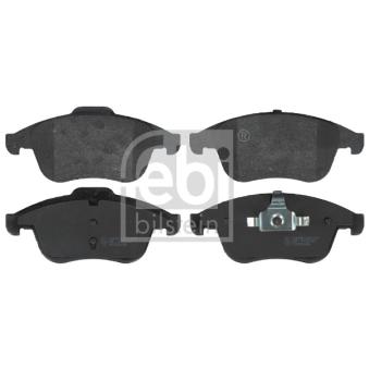 Jeu de 4 plaquettes de frein avant FEBI BILSTEIN 116187 pour AUDI A6 1.5 dCi - 110cv