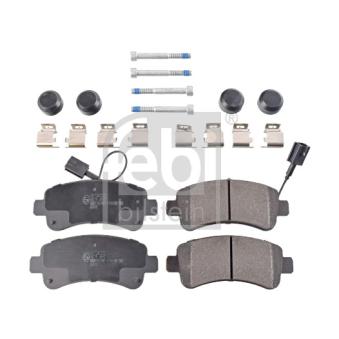 Jeu de 4 plaquettes de frein arrière FEBI BILSTEIN OEM 77367094