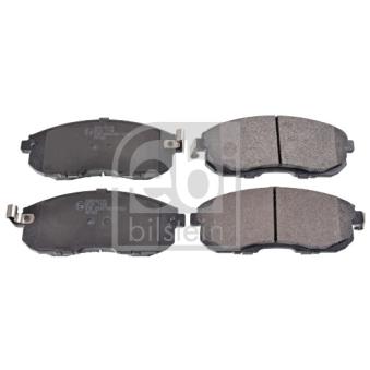 Jeu de 4 plaquettes de frein avant FEBI BILSTEIN 116269 pour BENTLEY CONTINENTAL 1.5 DCI - 110cv