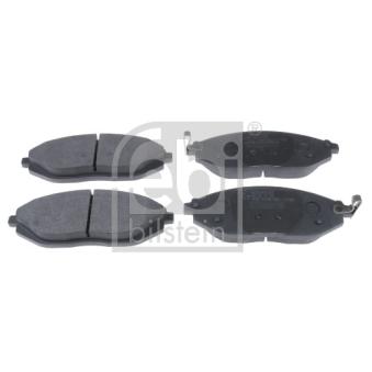 Jeu de 4 plaquettes de frein avant FEBI BILSTEIN OEM 96682858