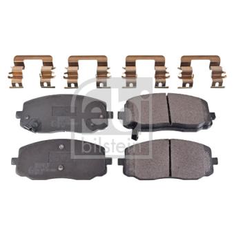 Jeu de 4 plaquettes de frein avant FEBI BILSTEIN 116299 pour MITSUBISHI STARION 1.2 - 78cv