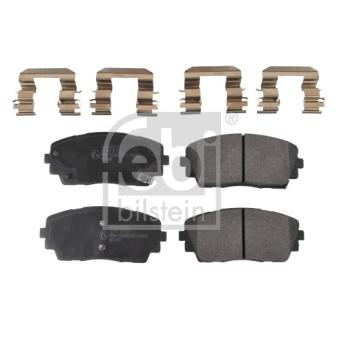 Jeu de 4 plaquettes de frein avant FEBI BILSTEIN OEM 581011YA45