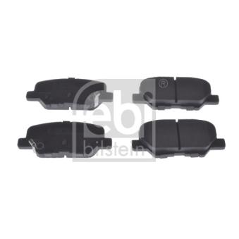 Jeu de 4 plaquettes de frein arrière FEBI BILSTEIN 116317 pour MAZDA 6 2.2 D - 184cv