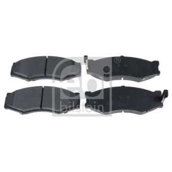 Jeu de 4 plaquettes de frein avant FEBI BILSTEIN 116411 pour IVECO DAILY LINE 1.6 16V - 97cv