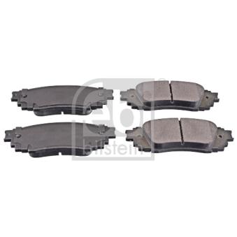 Jeu de 4 plaquettes de frein arrière FEBI BILSTEIN OEM 0446610010