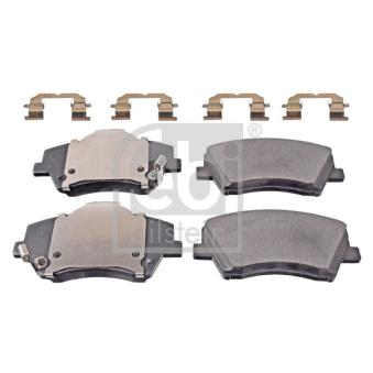 Jeu de 4 plaquettes de frein avant FEBI BILSTEIN OEM 58101A0A00