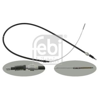 Tirette à câble, frein de stationnement FEBI BILSTEIN OEM 1H0609721E