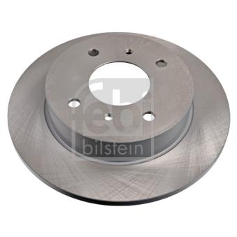 Jeu de 2 disques de frein arrière FEBI BILSTEIN 15895 pour NISSAN ALMERA 1.5 - 90cv