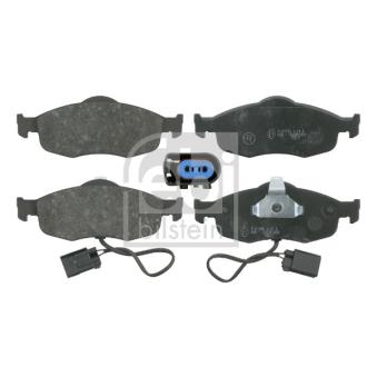 Jeu de 4 plaquettes de frein avant FEBI BILSTEIN 16035 pour FORD GRANADA 2.0 - 105cv