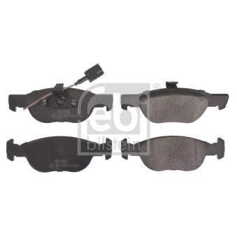 Jeu de 4 plaquettes de frein avant FEBI BILSTEIN 16089 pour NISSAN SUNNY 1.9 JTD 110 - 110cv