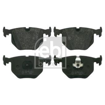 Jeu de 4 plaquettes de frein arrière FEBI BILSTEIN 16175 pour CITROEN SAXO 3.0d - 204cv